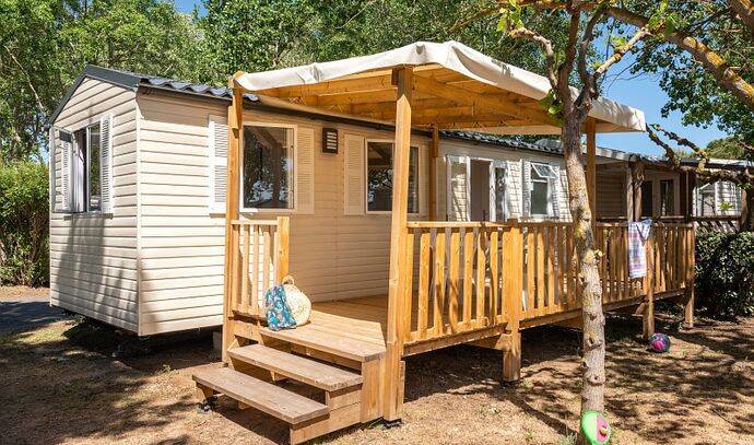 Mobil-home | Comfort | 2 Ch. | 4/6 pers. | Terrasse surélevée | A/C | TV 0