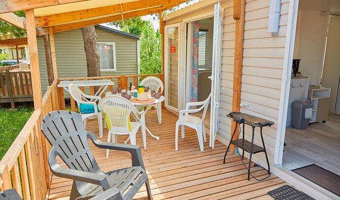 Mobil-home | Comfort | 2 Ch. | 5 pers. | Terrasse surélevée | A/C 1