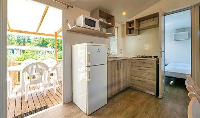 Mobil-home | Comfort | 2 Ch. | 6 pers. | Terrasse surélevée | A/C 4