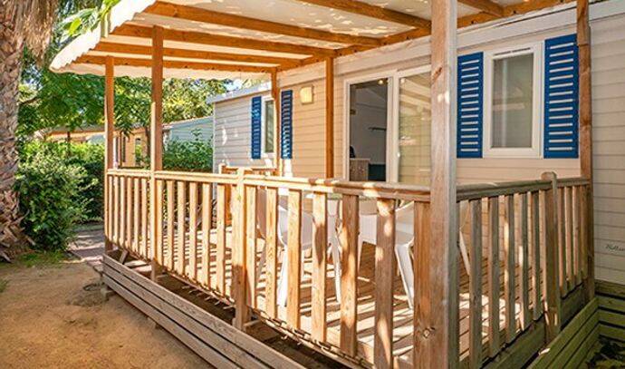 Mobil-home | Comfort | 3 Ch. | 4/6 pers. | Terrasse surélevée | A/C 0