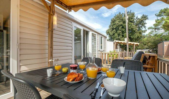 Mobil-home | Comfort | 3 Ch. | 5 pers. | Terrasse Lounge | A/C 1