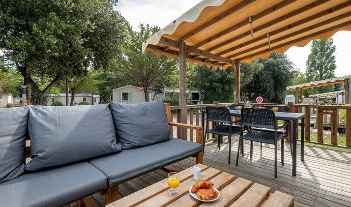 Mobil-home | Comfort | 3 Ch. | 5 pers. | Terrasse Lounge | A/C 2