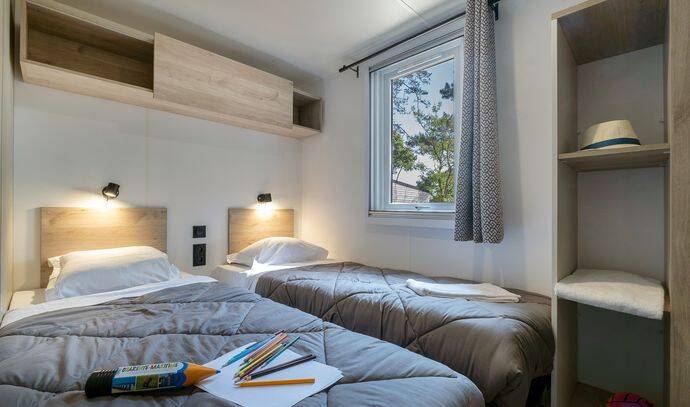 Mobil-home | Comfort | 3 Ch. | 6 pers. | Terrasse couverte | A/C 5