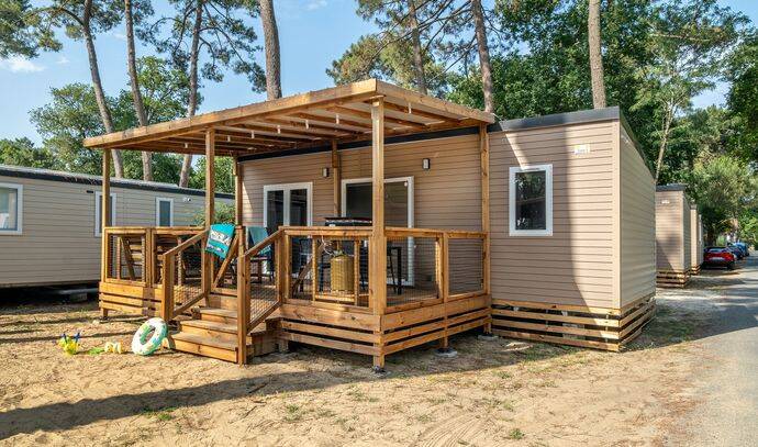 Mobil-home | Comfort | 3 Ch. | 6 pers. | Terrasse couverte | A/C 0
