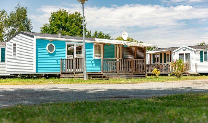 Mobil-home | Comfort | 3 Ch. | 6 pers. | Terrasse couverte | A/C | TV 1