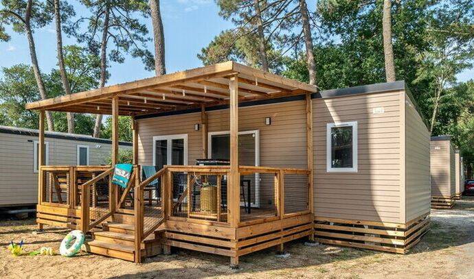 Mobil-home | Comfort | 3 Ch. | 6 pers. | Terrasse couverte | A/C | TV 1