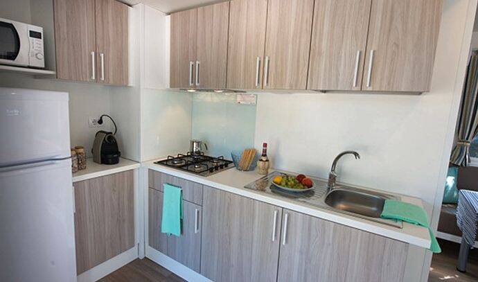 Mobil-home | Comfort | 3 Ch. | 6 pers. | Terrasse surélevée non couverte | A/C 2