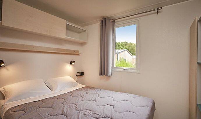 Mobil-home | Comfort | 3 Ch. | 6 pers. | Terrasse surélevée non couverte | A/C 3