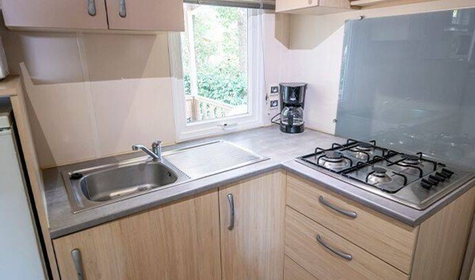Mobil-home | Comfort | 3 Ch. | 6 pers. | Terrasse surélevée non couverte | A/C 4