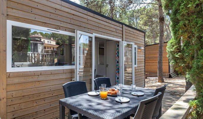 Mobil-home | Comfort | 3 Ch. | 6 pers. | Terrasse surélevée non couverte | A/C 1
