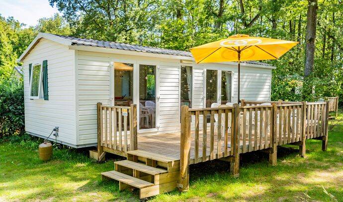 Mobil-home | Comfort | 3 Ch. | 6 pers. | Terrasse surélevée non couverte | A/C | TV 0