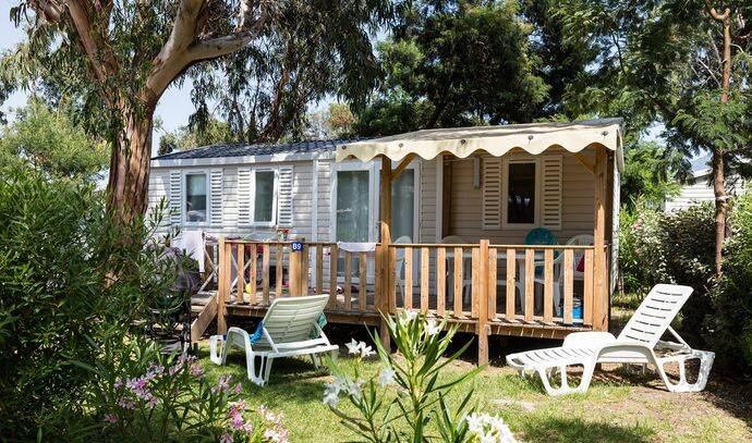 Mobil-home | Comfort | 3 Ch. | 6 pers. | Terrasse surélevée | A/C 0