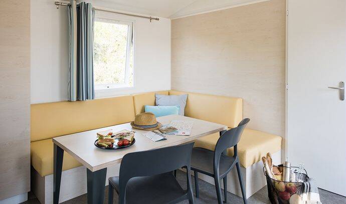 Mobil-home | Comfort | 3 Ch. | 6 pers. | Terrasse surélevée | A/C 3
