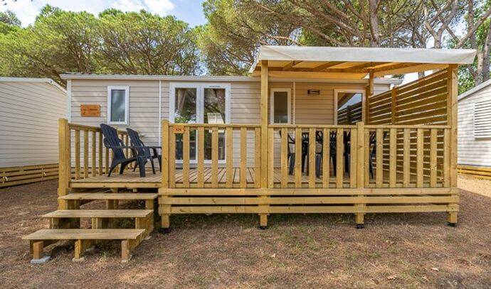 Mobil-home | Comfort | 3 Ch. | 6 pers. | Terrasse surélevée | A/C 0