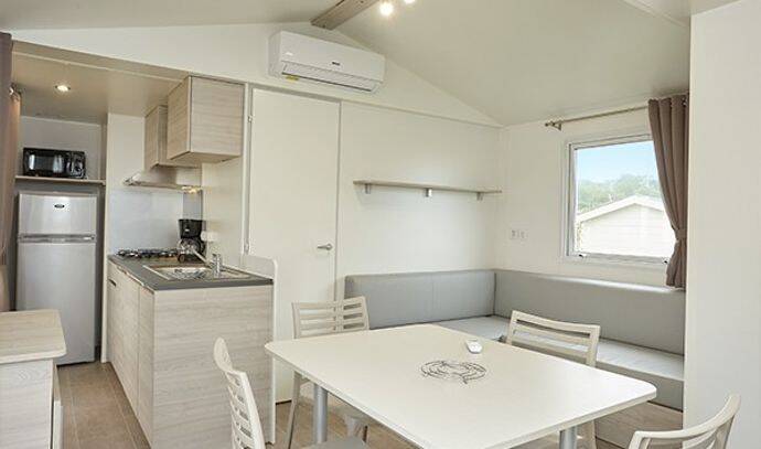 Mobil-home | Comfort | 3 Ch. | 6 pers. | Terrasse surélevée | A/C 1