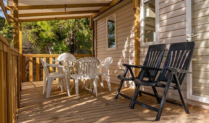 Mobil-home | Comfort | 3 Ch. | 6 pers. | Terrasse surélevée | A/C 1