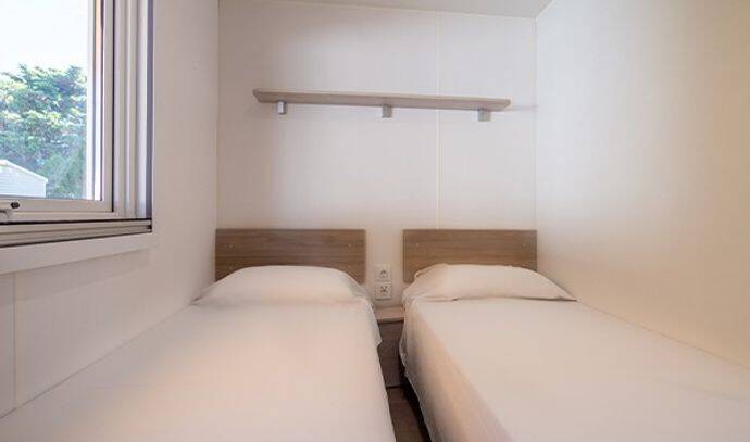 Mobil-home | Comfort | 3 Ch. | 6 pers. | Terrasse surélevée | A/C 7