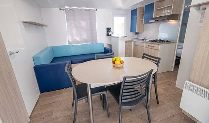 Mobil-home | Comfort | 3 Ch. | 6 pers. | Terrasse surélevée | A/C 3