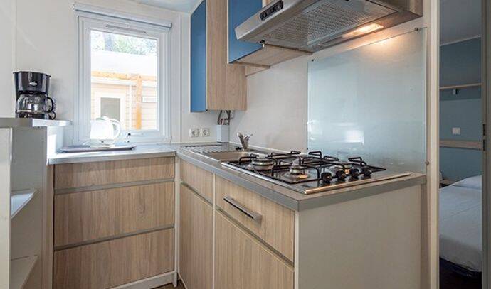 Mobil-home | Comfort | 3 Ch. | 6 pers. | Terrasse surélevée | A/C 4