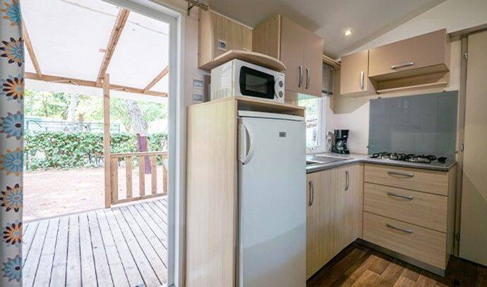 Mobil-home | Comfort | 3 Ch. | 6 pers. | Terrasse surélevée | A/C 4