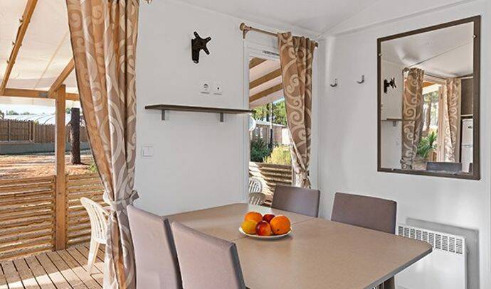 Mobil-home | Comfort | 3 Ch. | 6 pers. | Terrasse surélevée | A/C 3