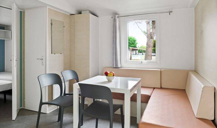 Mobil-home | Comfort | 3 Ch. | 6 pers. | Terrasse surélevée | A/C 1