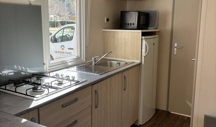 Mobil-home | Comfort | 3 Ch. | 6 pers. | Terrasse surélevée | A/C 3