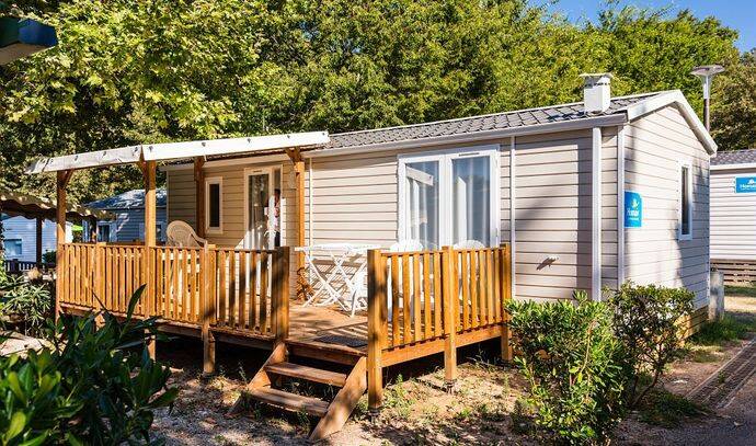Mobil-home | Comfort | 3 Ch. | 6 pers. | Terrasse surélevée | A/C 0