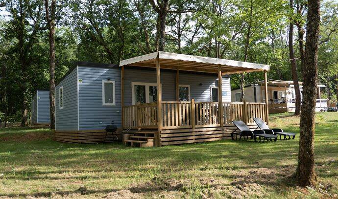 Mobil-home | Comfort | 3 Ch. | 6 pers. | Terrasse surélevée | A/C 2