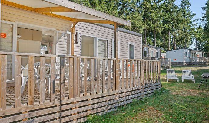 Mobil-home | Comfort | 3 Ch. | 6 pers. | Terrasse surélevée | A/C 0