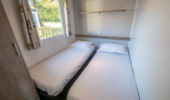 Mobil-home | Comfort | 3 Ch. | 6 pers. | Terrasse surélevée | A/C 6