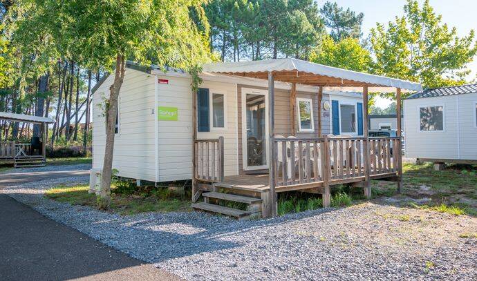 Mobil-home | Comfort | 3 Ch. | 6 pers. | Terrasse surélevée | A/C 1