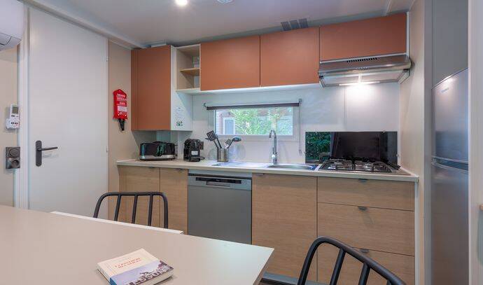 Mobil-home | Comfort | 3 Ch. | 6 pers. | Terrasse surélevée | A/C 5