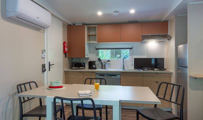 Mobil-home | Comfort | 3 Ch. | 6 pers. | Terrasse surélevée | A/C 4