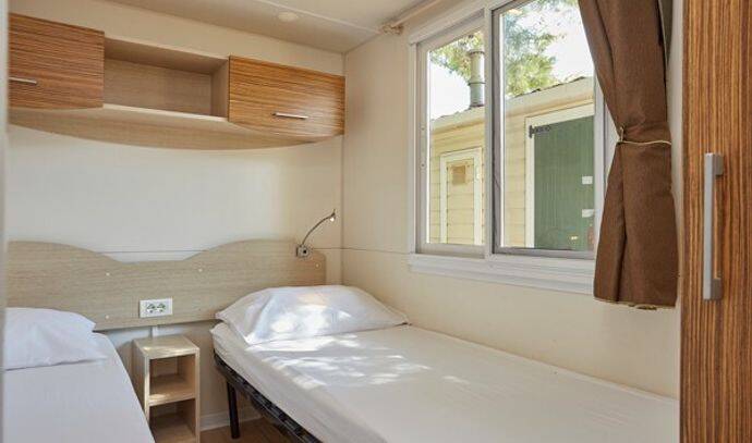 Mobil-home | Comfort | 3 Ch. | 6 pers. | Terrasse surélevée | A/C 6