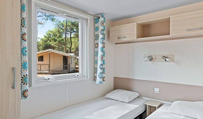 Mobil-home | Comfort | 3 Ch. | 6 pers. | Terrasse surélevée | A/C 7