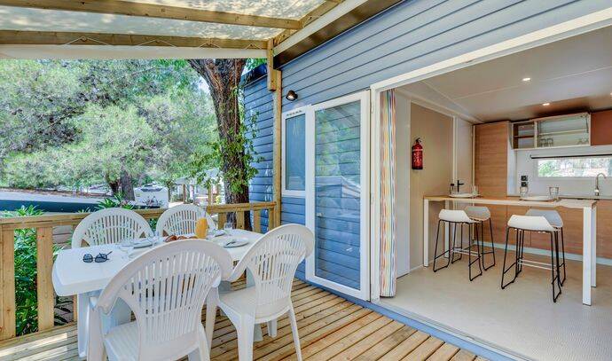 Mobil-home | Comfort | 3 Ch. | 6 pers. | Terrasse surélevée | A/C 0