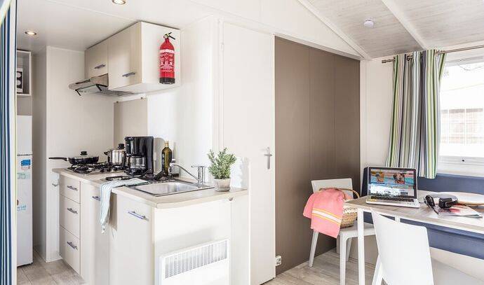 Mobil-home | Comfort | 3 Ch. | 6 pers. | Terrasse surélevée | A/C 3