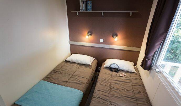 Mobil-home | Comfort | 3 Ch. | 6 pers. | Terrasse surélevée | A/C 5