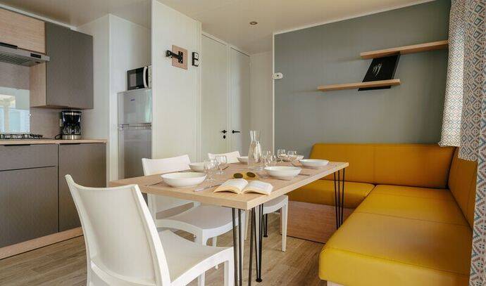 Mobil-home | Comfort | 3 Ch. | 6 pers. | Terrasse surélevée | A/C 1