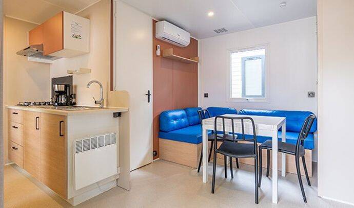 Mobil-home | Comfort | 3 Ch. | 6 pers. | Terrasse surélevée | A/C 2