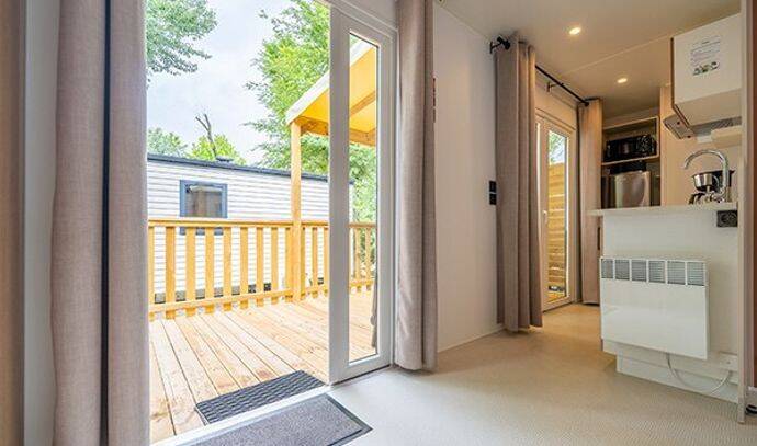 Mobil-home | Comfort | 3 Ch. | 6 pers. | Terrasse surélevée | A/C 3