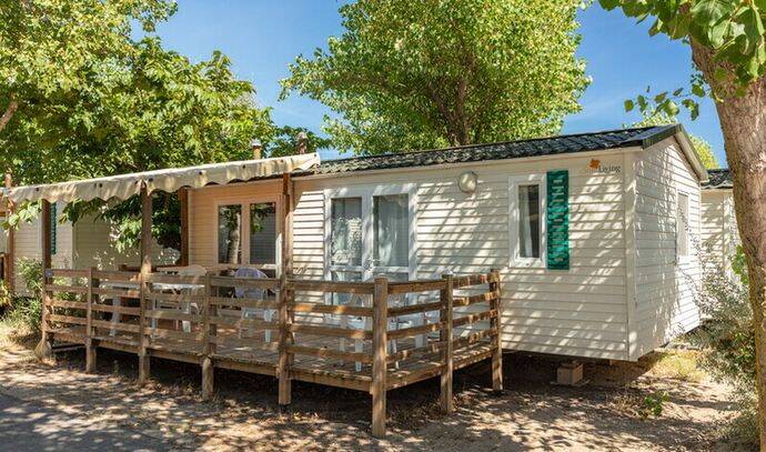 Mobil-home | Comfort | 3 Ch. | 6 pers. | Terrasse surélevée | A/C 1