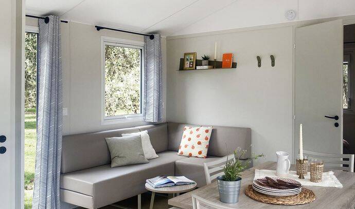 Mobil-home | Comfort | 3 Ch. | 6 pers. | Terrasse surélevée | A/C 5