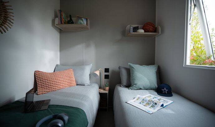 Mobil-home | Comfort | 3 Ch. | 6 pers. | Terrasse surélevée | A/C 3