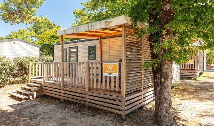 Mobil-home | Comfort | 3 Ch. | 6 pers. | Terrasse surélevée | A/C 0