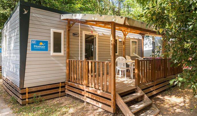 Mobil-home | Comfort | 3 Ch. | 6 pers. | Terrasse surélevée | A/C 0