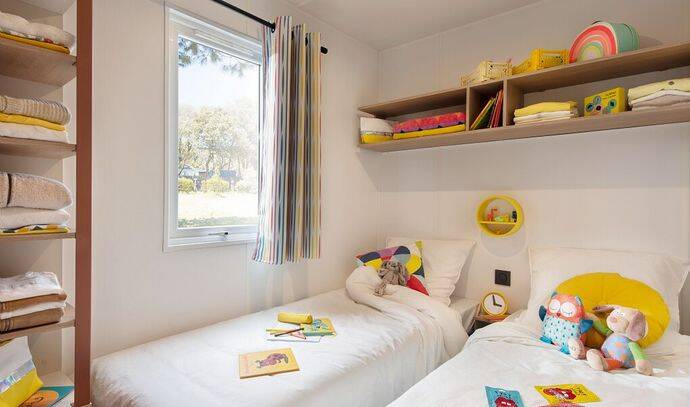 Mobil-home | Comfort | 3 Ch. | 6 pers. | Terrasse surélevée | A/C 4