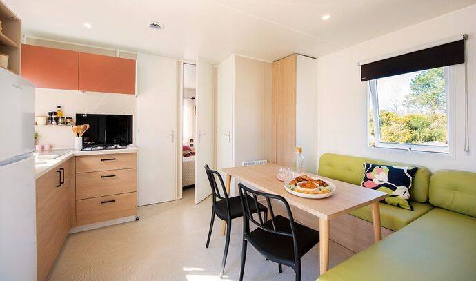 Mobil-home | Comfort | 3 Ch. | 6 pers. | Terrasse surélevée | A/C 1