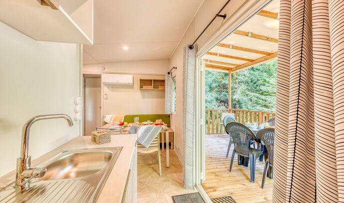 Mobil-home | Comfort | 3 Ch. | 6 pers. | Terrasse surélevée | A/C 2
